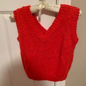 Vneck Sleeveless Sweater